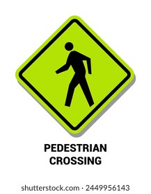 PEDESTRIAN CROSSING SIGN , Pedestrian and Bicycle Signs US ROAD SYMBOL SIGN MUTCD