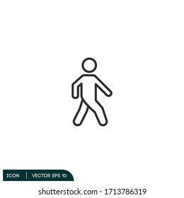 pedestrian icon illustration vector eps 10