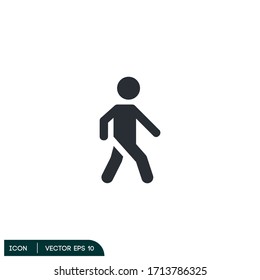pedestrian icon illustration vector eps 10