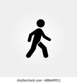 pedestrian icon. vector sign symbol on white background