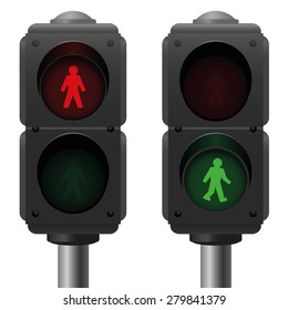 Red Man Traffic Light Images, Stock Photos & Vectors | Shutterstock