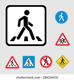 Pedestrian sign