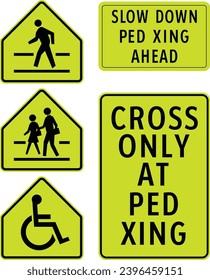 Pedestrian signs, Road signs in the Philippines, Regulatory signs indicate the application of legal or statutory requirements.