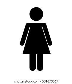 Pedestrian silhouette sign isolated icon vector illustration design