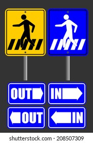 Pedestrian symbol 