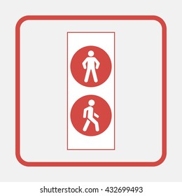 Pedestrian traffic.