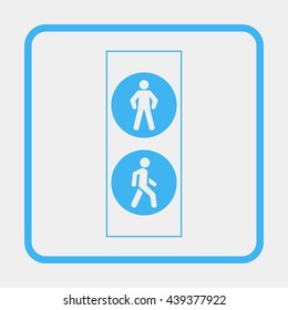 Pedestrian traffic.