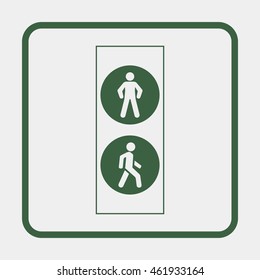 Pedestrian traffic.
