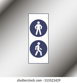 Pedestrian traffic.