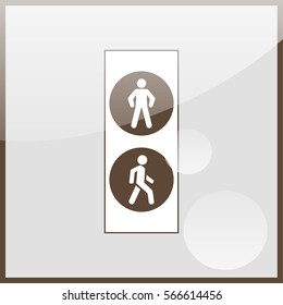 Pedestrian traffic.