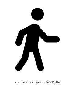 Pedestrian Vector Icon