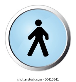 Pedestrian web button