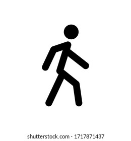 Pedestrians outline icon. Symbol, logo illustration for mobile concept and web design.