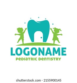 Pediatric Dentistry Logo Template, Dental Logo
