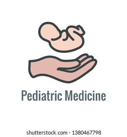 Pediatric Medicine w Baby or Pregnancy Related Icon