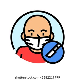 pediatric surgery color icon vector. pediatric surgery sign. isolated symbol illustration