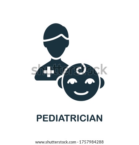 Pediatrician icon. Simple element from child development collection. Creative Pediatrician icon for web design, templates, infographics and more