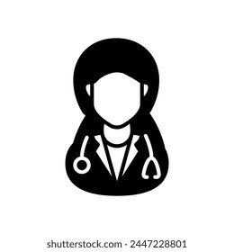 Pediatrician icon in vector. Logotype
