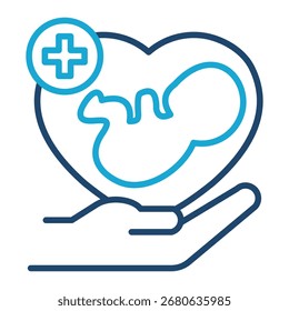 Elemento de icono de pediatría para el diseño