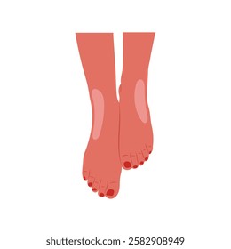 Pedicure, Beauty and Spa Vector isolated Illustration