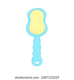 pedicure callus remover cartoon. electronic female, woman foot pedicure callus remover sign. isolated symbol vector illustration