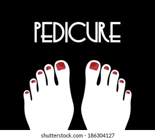 Pedicure concept