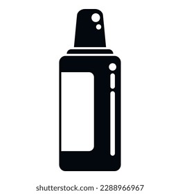 Pediküre Ausrüstung Symbol einfache Vektorgrafik. Maniküre. Kosmetisches Element