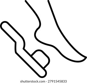Pedicure Icon Vector Element line icon design vector icons
