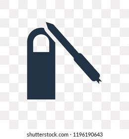 Pedicure vector icon isolated on transparent background, Pedicure transparency concept can be used web and mobile