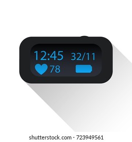 Pedometer Vector Illustration