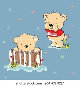 Peek-a-Boo Fun with Cute Bears