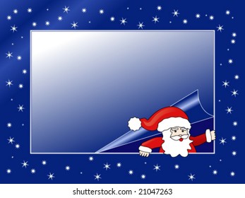 peekaboo Santa Claus