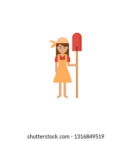 peel, bakery color icon. Element of color bakery illustration. Premium quality graphic design icon. Signs and symbols collection icon for websites, web design, mobile app