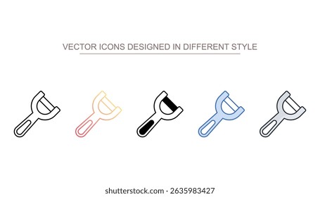 Desenho de ícone de casca com fundo branco ilustração de stock