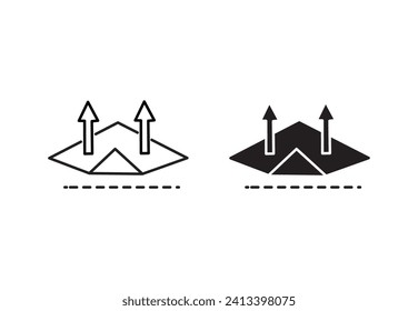 Peel off icon set. vector illustration