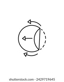 icono de despegar, icono de vector de mejor línea.