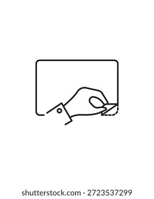 peel off Symbol, Vektorsymbol für die beste Linie.