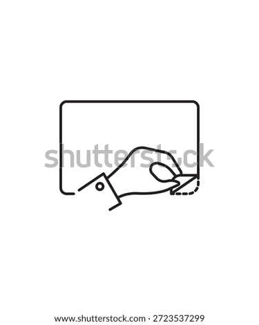 peel off icon, vector best line icon.