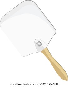 Peel-Tool, Illustration, Vektorgrafik auf weißem Hintergrund.
