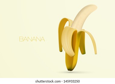 peeled banana