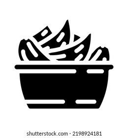 geschälte Knoblauchmarkensymbol, Vektorgrafik. geschältes Knoblauchzeichen. einzelne Symbolillustration