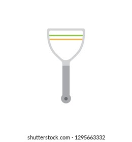 peeler colored flat icon vector design illustration.