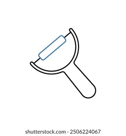 peeler concept line icon. Simple element illustration. peeler concept outline symbol design.