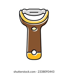 peeler corn color icon vector. peeler corn sign. isolated symbol illustration