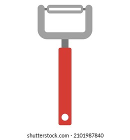 peeler flat clipart vector illustration