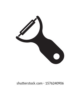 peeler icon design, glyph style