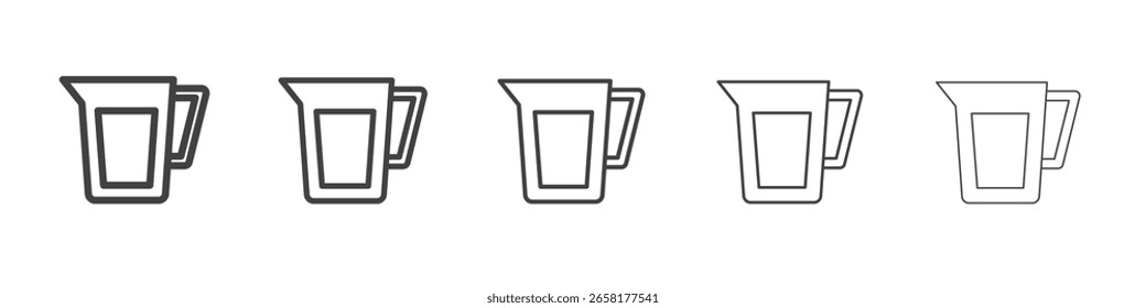 peeler icon flat thin illustration symbol