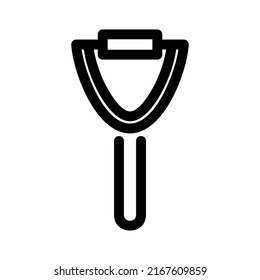 peeler icon or logo isolated sign symbol vector illustration - high quality black style vector icons
