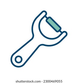 peeler icon vector design template in white background