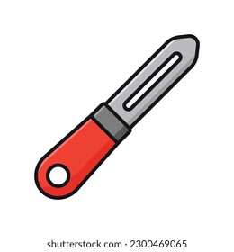 peeler icon vector design template in white background